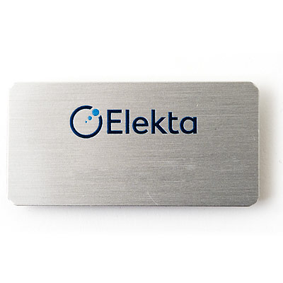 Elekta namnbricka